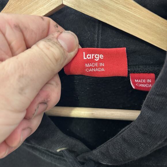 Supreme Toy Uzi Hooded Sweatshirt “Black Orange” SS19 - Picture 9 of 12